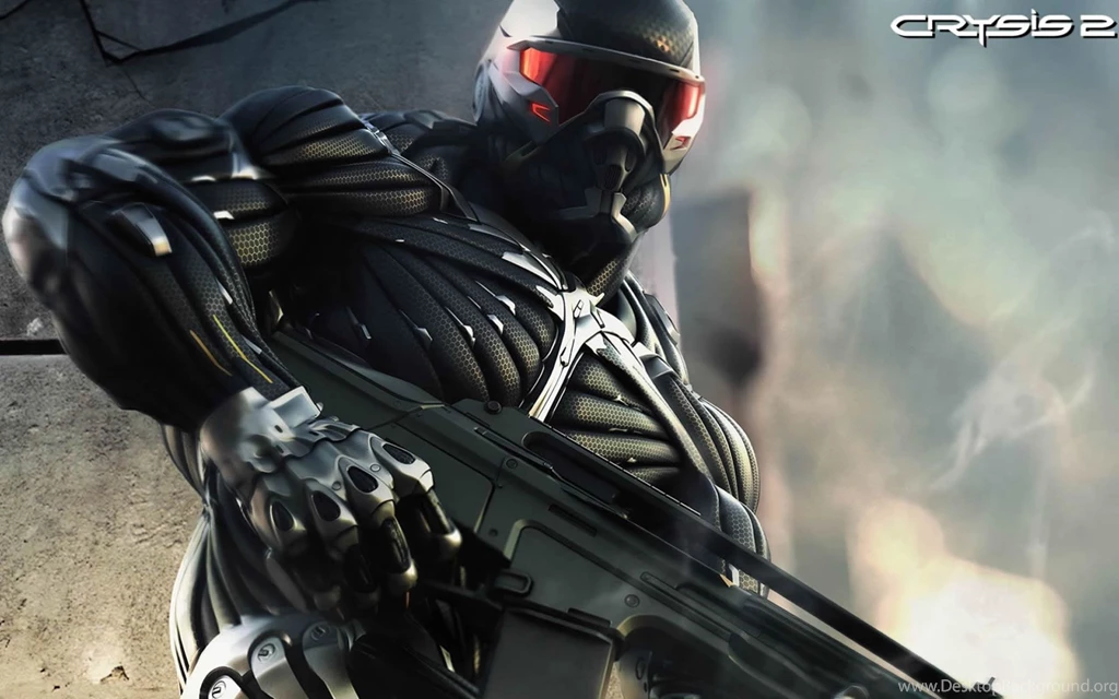 Soldier With Gun Action Games Wallpapers Image Featuring Crysis 2