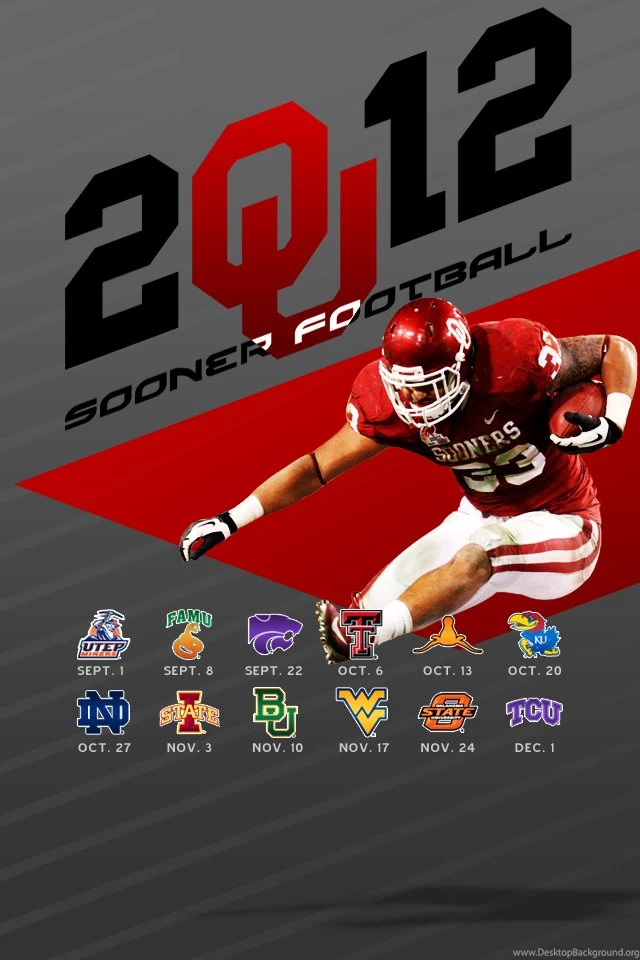 2012 OU Football Schedule Wallpapers For iPhone & iPad – From The ...