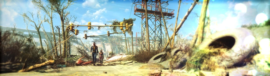 Fallout 4   Road [3840 X 1080 Wallpaper] By TommoByrne On Newgrounds
