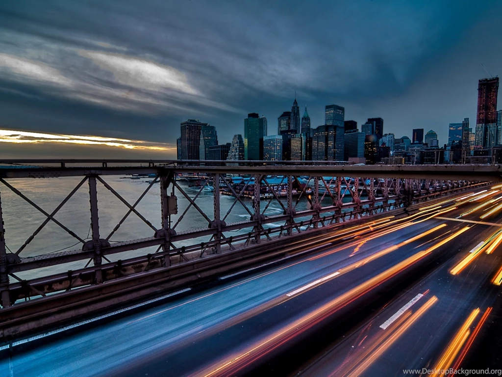 Brooklyn Bridge Night Wallpapers WLI206