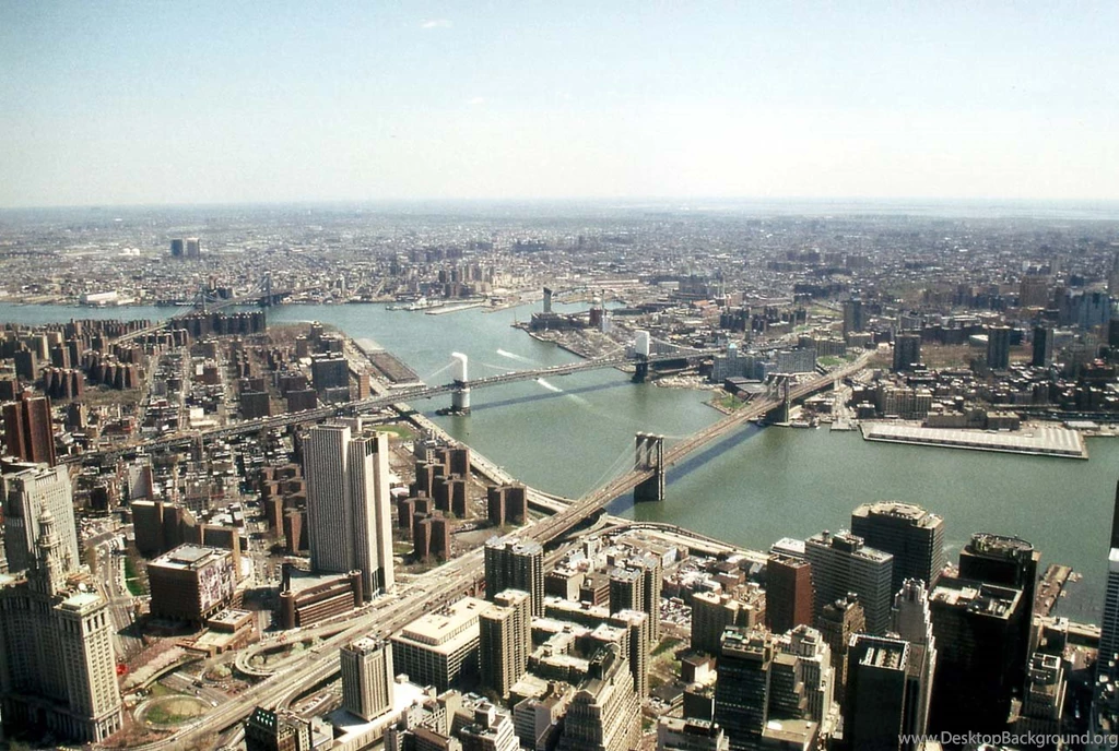 New York Brooklyn Bridge And East River Picture, New York Brooklyn ...