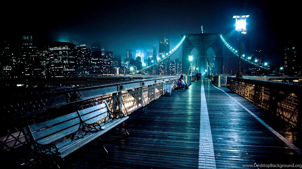 Brooklyn Bridge At Night Wallpapers HD 10506 Pacify Mind