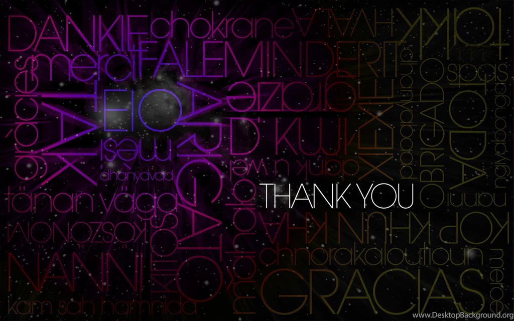 Thank You Text Hd Wallpapers Free Hd Wallpapers