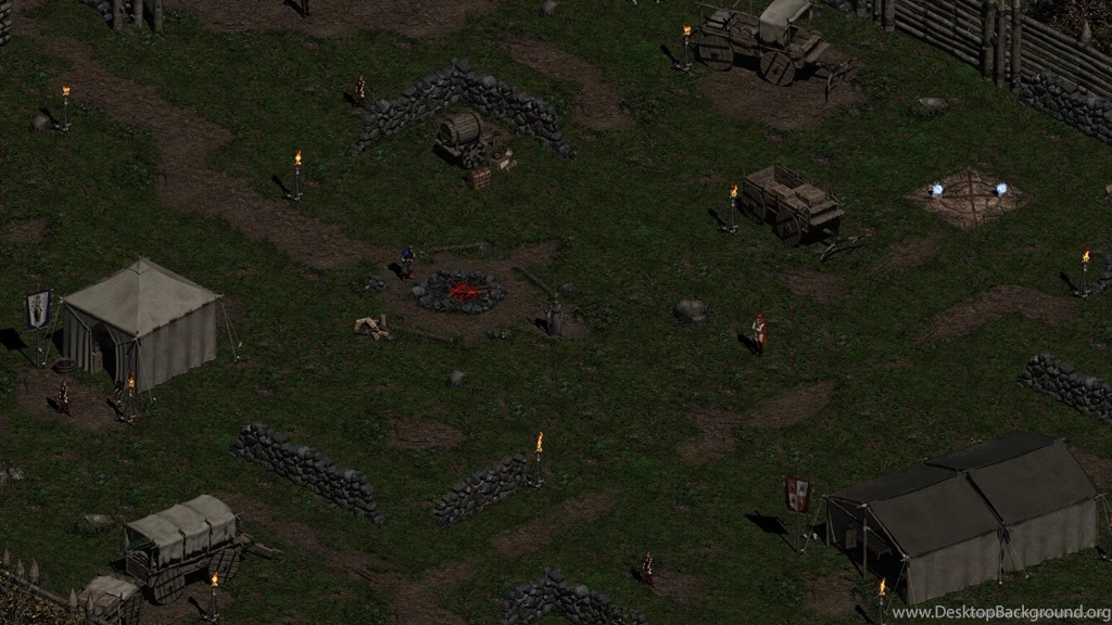 Download 1920x1080 Diablo 2 Rogue Camp Act 1 Wallpapers