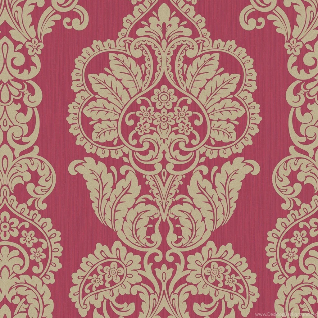 Rochester Damask Black White Wallpapers