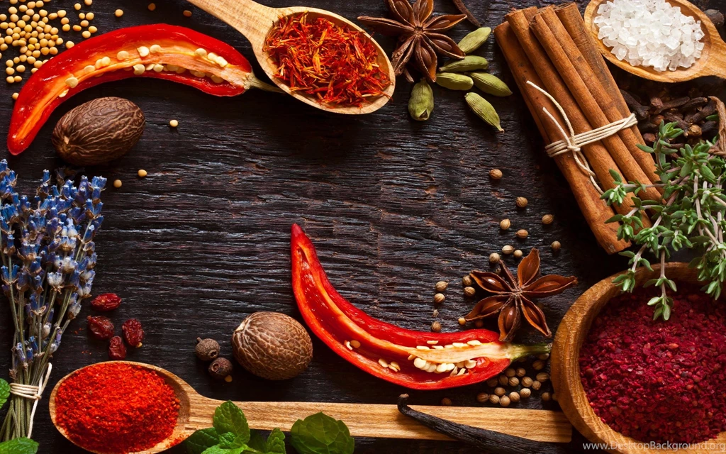 Herbs And Spices HD Desktop Wallpapers : Widescreen : High ...