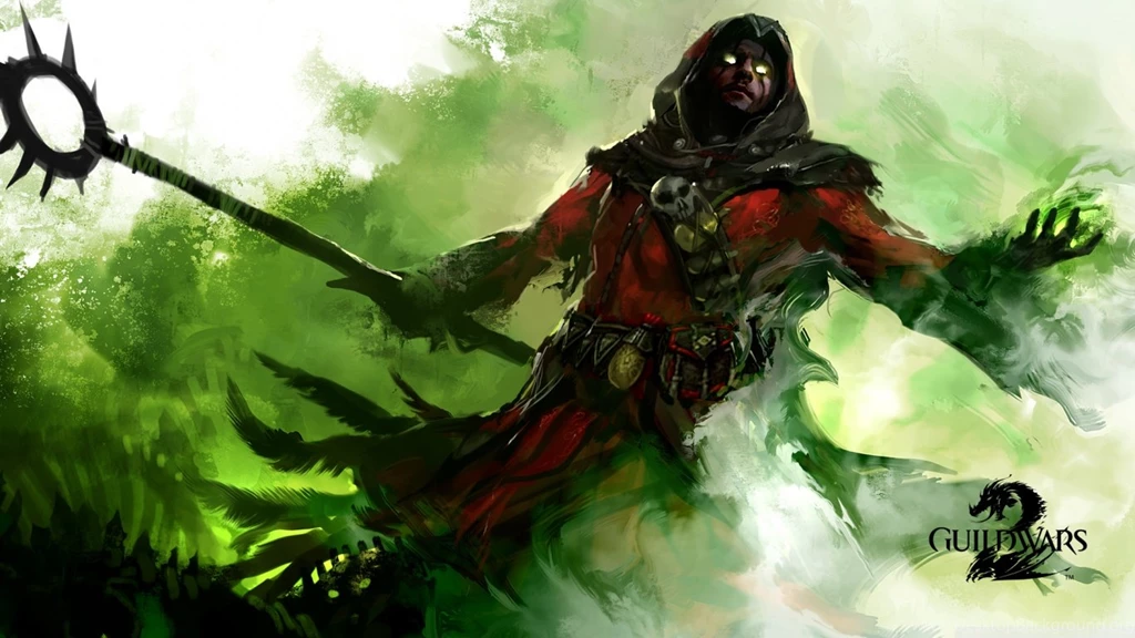 Guild Wars 2 Human Necromancer HD Desktop Wallpapers : Widescreen ...