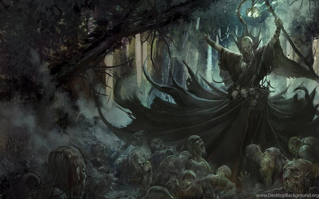 Necromancer Artwork Fantasy Art Forests Undead Wallpapers