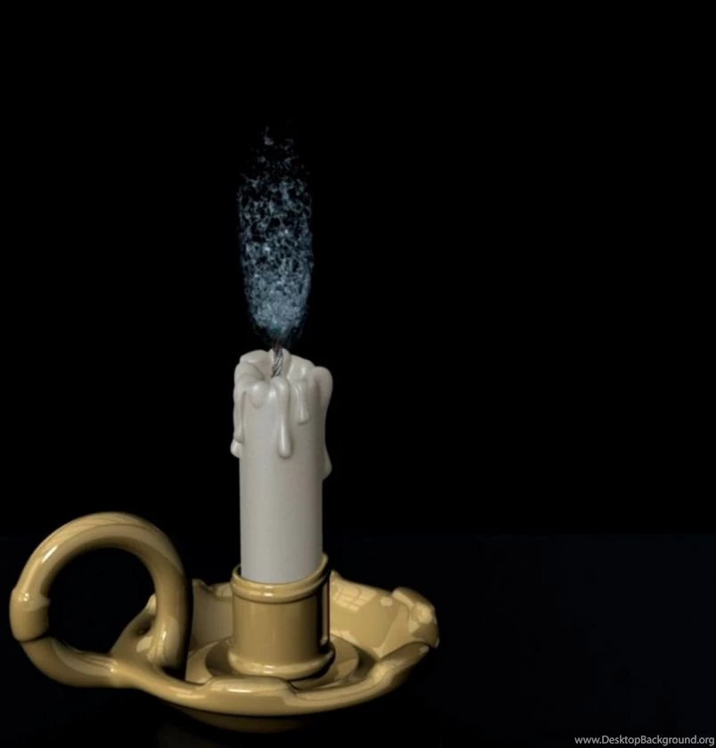 3D Water Candle