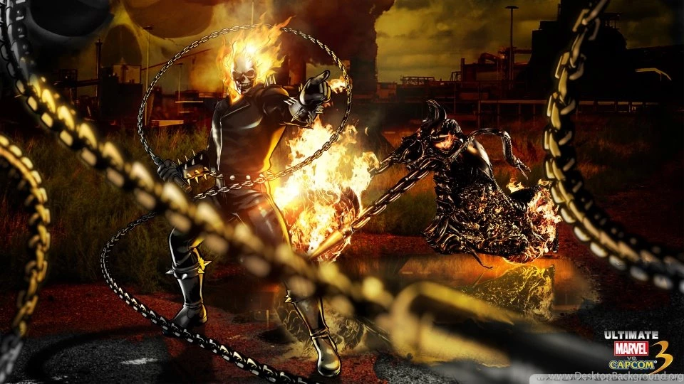 Attractive Marvel Vs Capcom Ghost Rider Wallpapers
