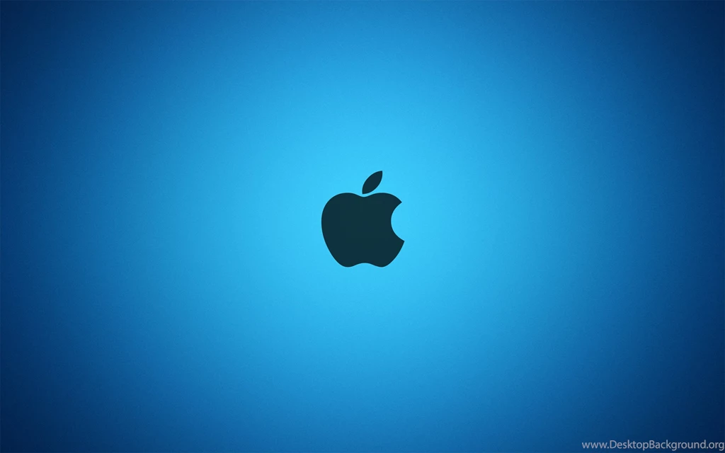 Blue Style Mac Logo 2011 4K Wallpapers