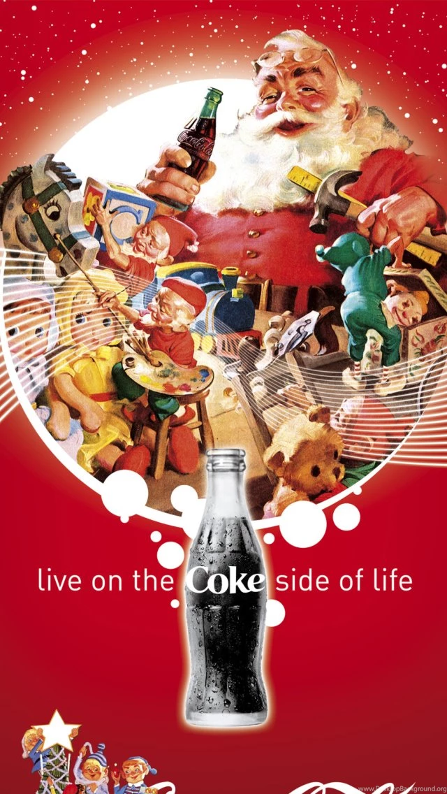 Coca Cola Santa Christmas Wallpapers For iPhone 5