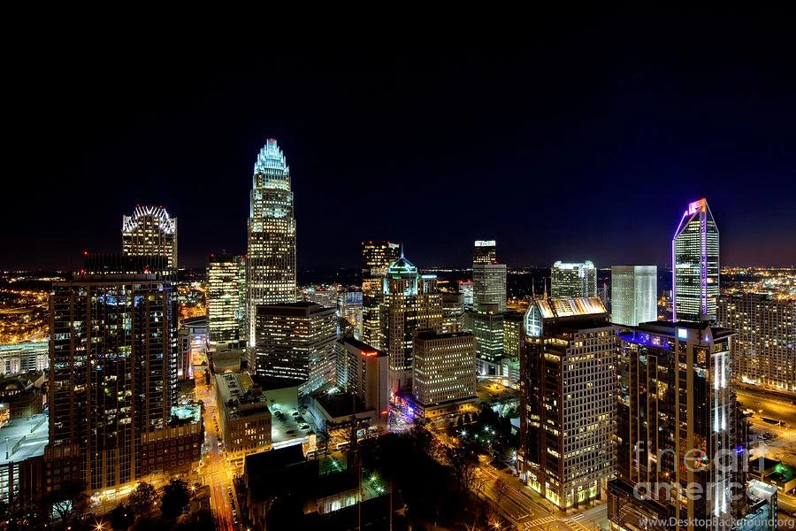 Charlotte Nc Close In At Night Photograph By Patrick Schneider