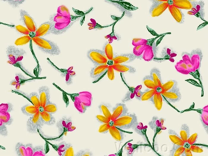 Artistic Flower Backgrounds, Colorful Flower Patterns 31 Wallcoo.net