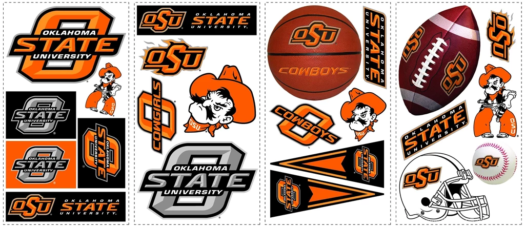 Oklahoma State Cowboys Wall Decals InteriorDecorating