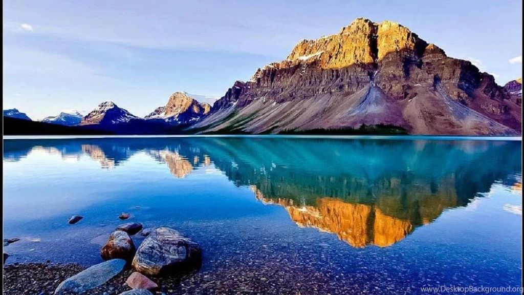 Crystal Clear Mountain Reflection Wallpapers (