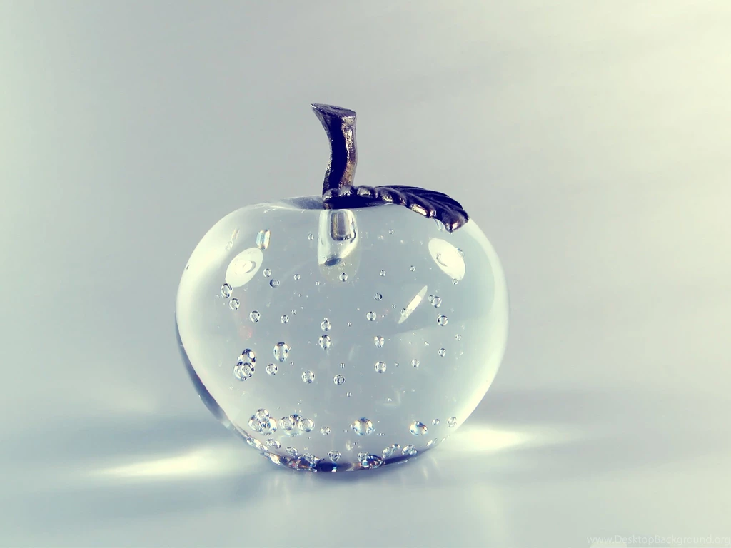 Free Wallpapers Background, Glass Apple, Crystal Clear And ...