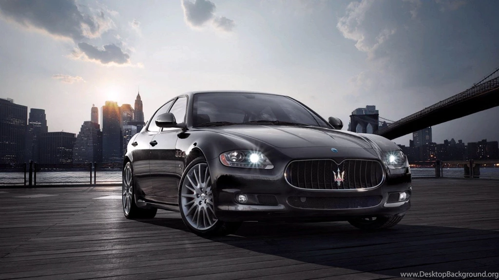Black Maserati Vehicle Widescreen Wallpapers