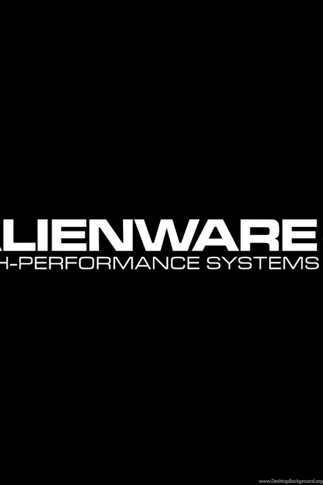 640x960 Alienware Black White Iphone 4 Wallpapers