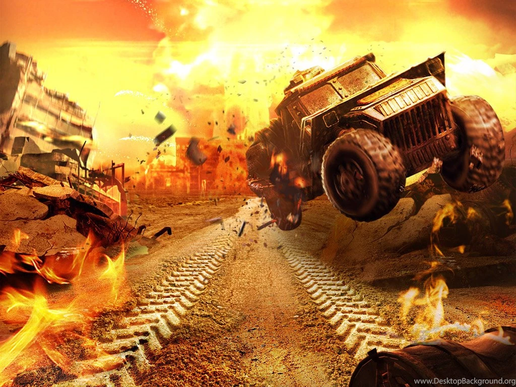 1024x768 Vehicle In Air Desktop PC And Mac Wallpapers