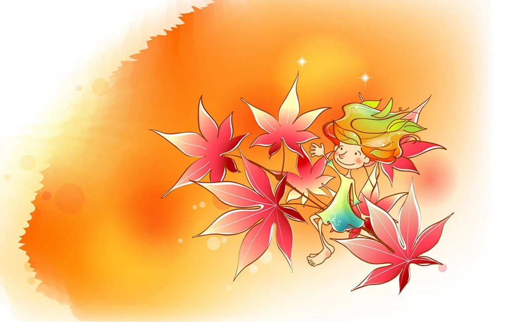 Fairy Autumn Illustrator Wallpapers 12 - Paintings Wallpapers ...