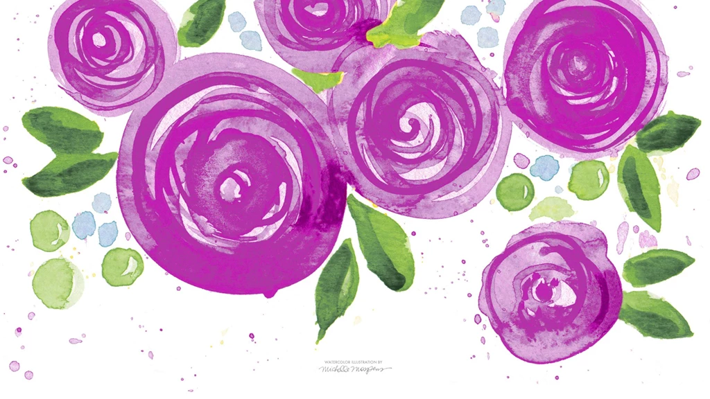 Watercolor Wallpapers Custom Save The Dates, Unique Wedding ...