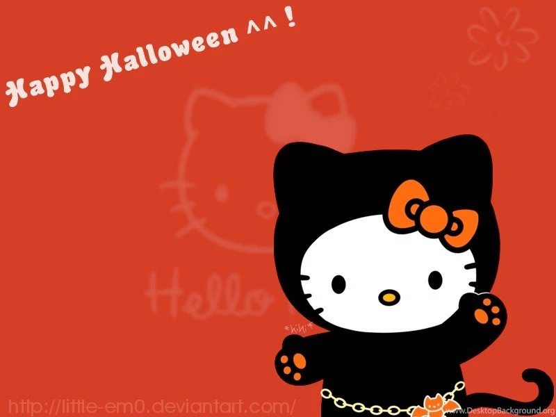 Hello Kitty Happy Halloween Wallpapers