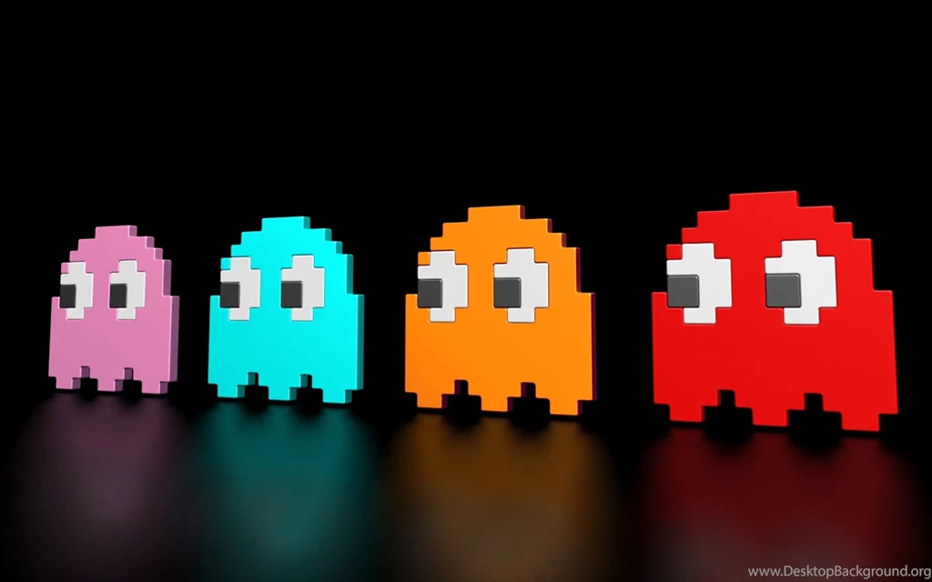 Download Wallpapers, Download 2560x1600 Video Games Ghosts Pacman ...
