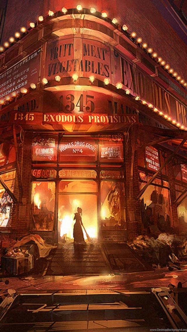 SuperHD.pics: Bioshock Infinite Columbia Concept Art Fire Market ...