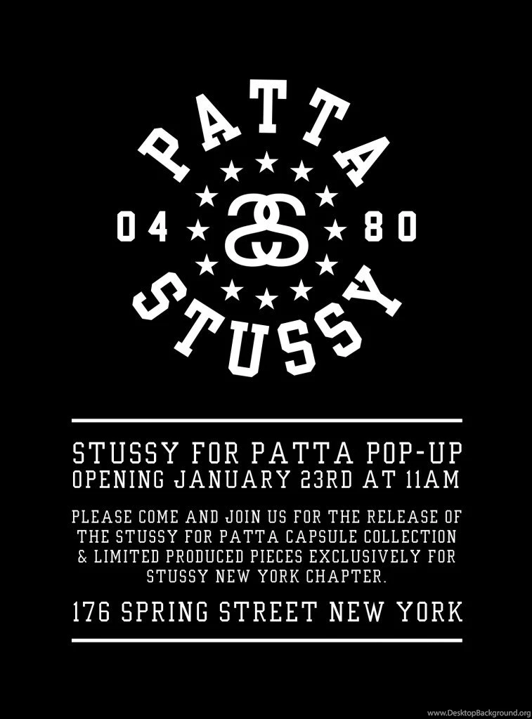 INVITE: Patta & Stussy Celebration X Neal Santos, Angelo Baque ...