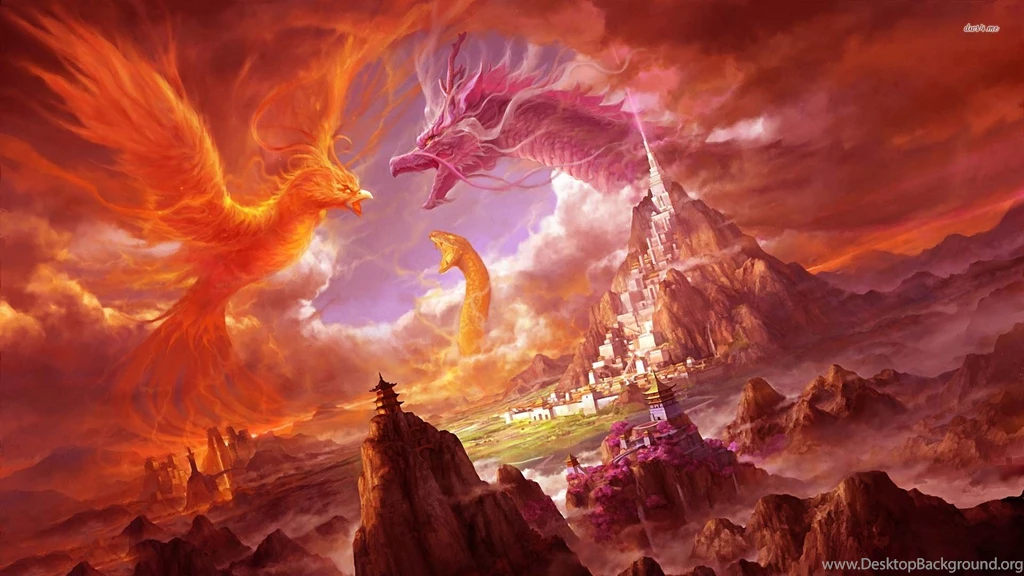 Phoenix, Fantasy, Dragon, 1920x1080 HD Wallpapers And FREE Stock Photo