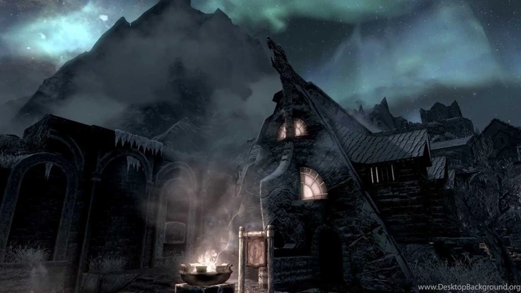 Elder Scrolls Skyrim Live Wallpapers Candlehearth Hall In ...