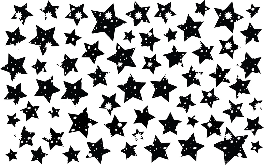 Black And White Stars Backgrounds