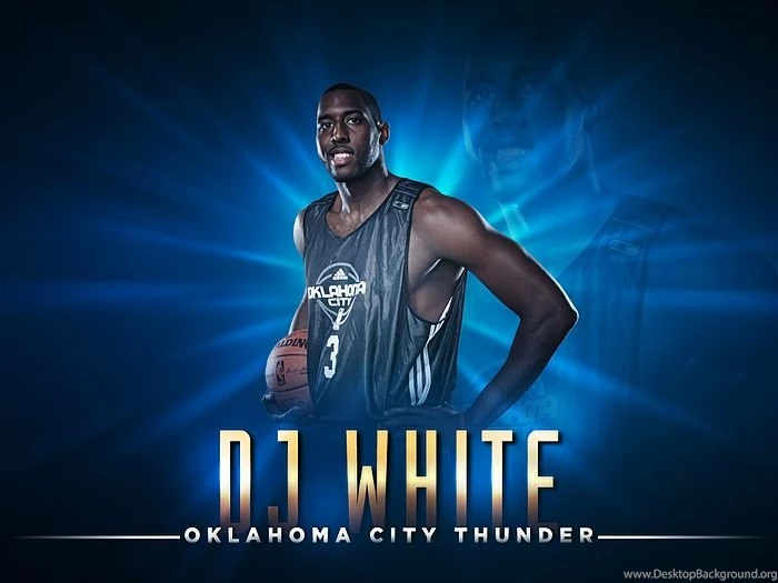 NBA Thunder : D.J White Photo 33 Wallcoo.net