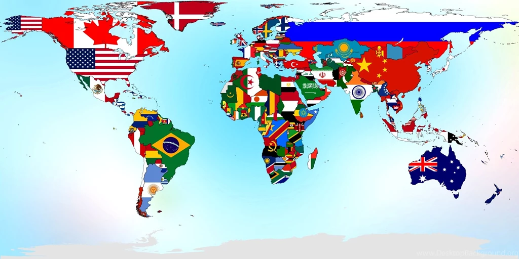 Geography Flags Map