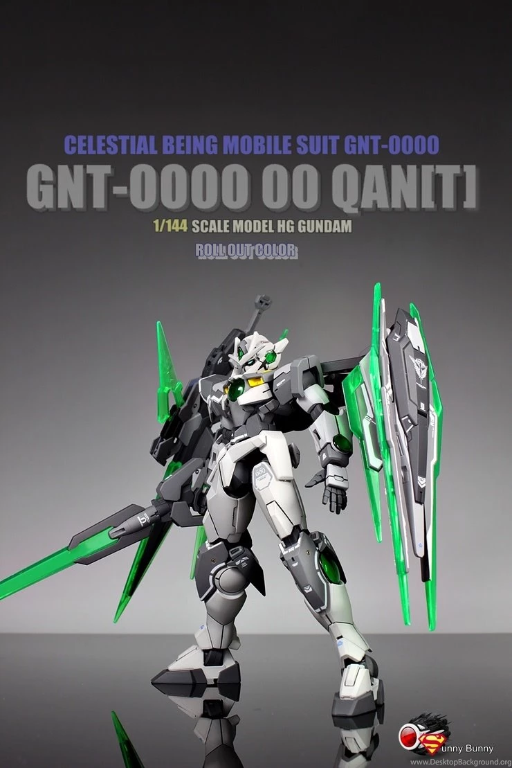 1/144 GNT 0000 Gundam 00 Qan[T] Roll Out Color: Improved, Custom ...