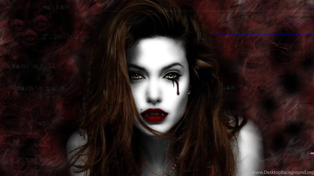 Angelina Jolie In Vampire Look