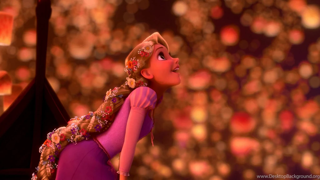 Tangled, Rapunzel, Darkness Magic4Walls.com