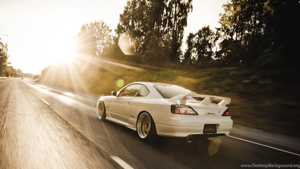 Trees, Cars, Sunlight, Roads, Vehicles, White Cars, Nissan Silvia ...