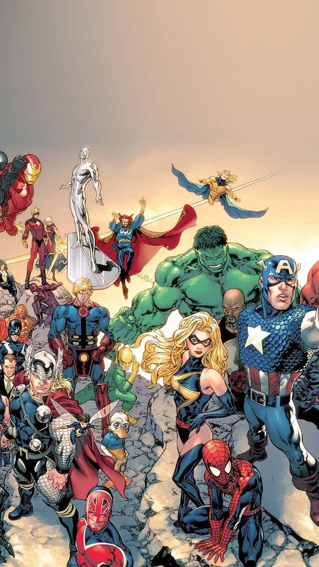 Marvel Comic Book Characters IOS7 iPhone 5 Wallpapers / IPod ...
