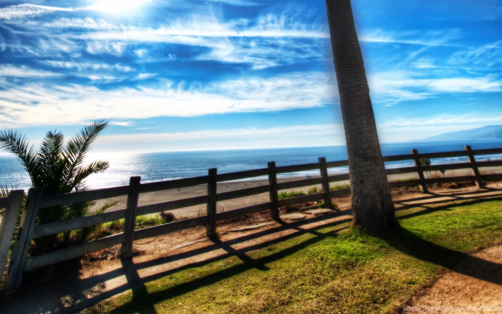 Santa Monica Beach, Los Angeles, California Widescreen Wallpapers ...