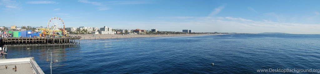 Pacific Park And Ocean Park Panorama : Travel Wallpapers And Stock ...