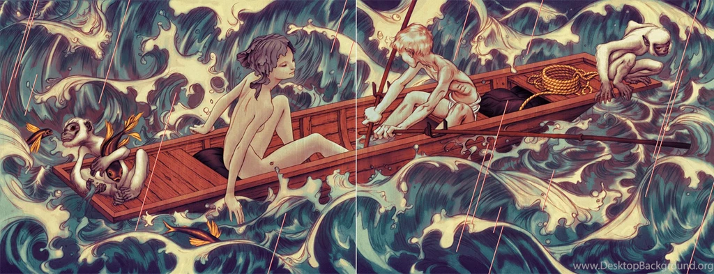 SCULL – An Early Glimpse @ James Jean's RIFT