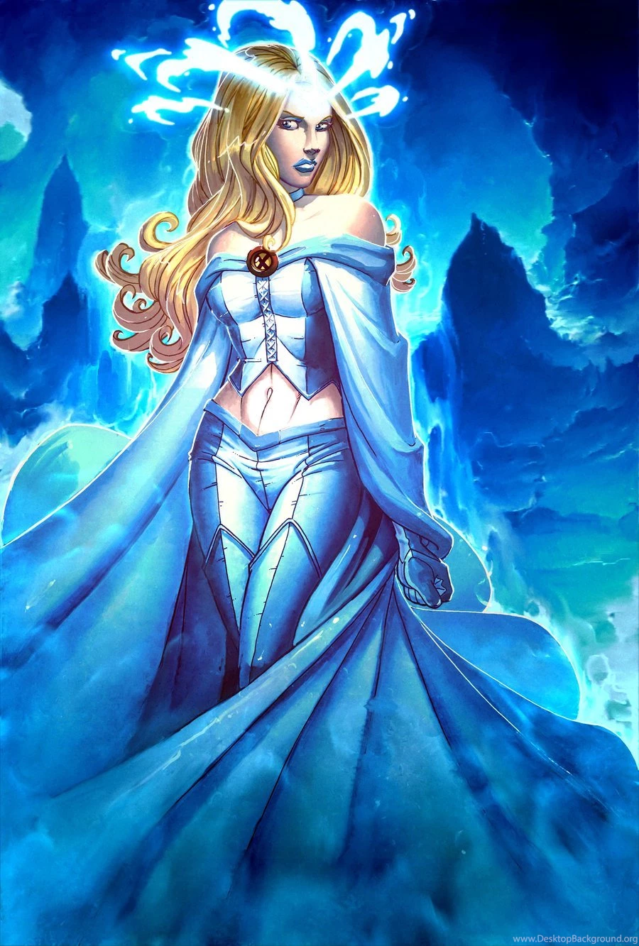 Emma Frost White Queen By Jamiefayx On Deviantart Desktop Background