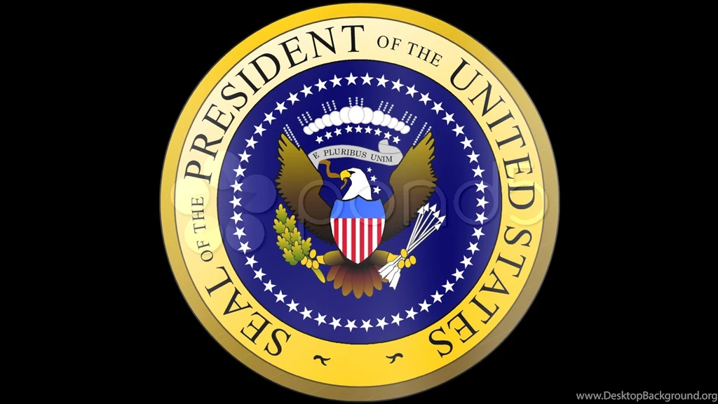 Presidential Seal 01 W/ Alpha (30Fps) Stock Video 320629