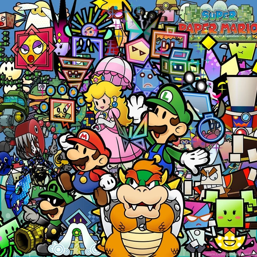Wallpaper: Super Paper Mario By DaBlackBlur On DeviantArt