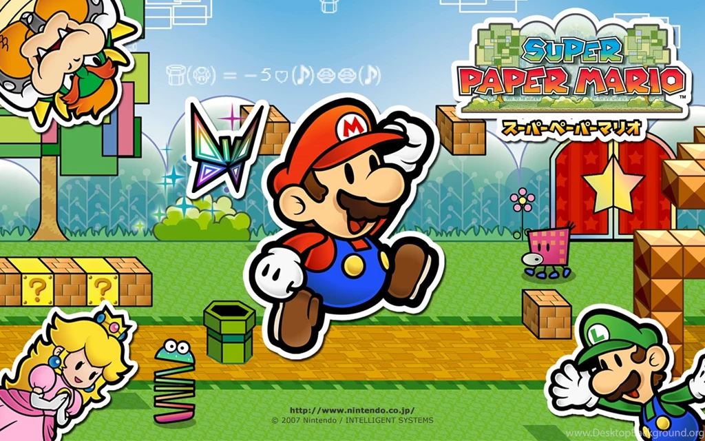 Super Paper Mario   Wallpapers   Multimedia   Boo Mansion