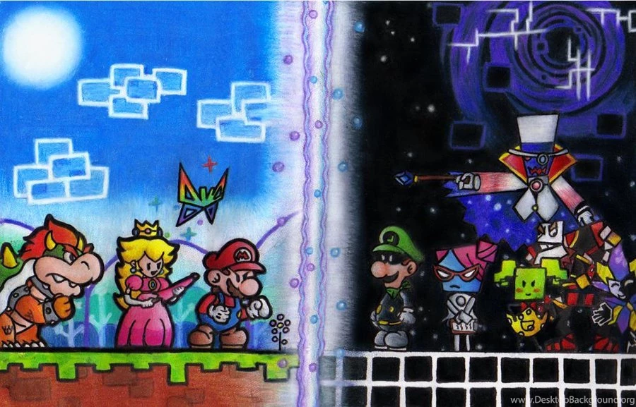 Super Paper Mario Invitation By Italian 223 On DeviantArt