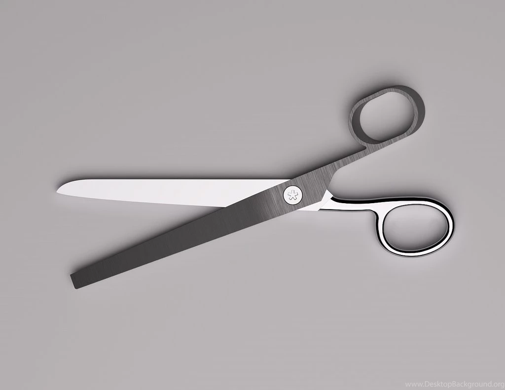 Handmade Wallpaper* Scissors Desktop Background
