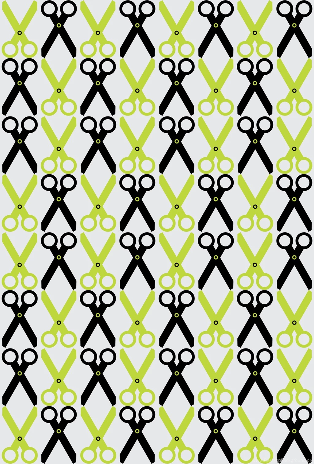 Black/Lime Scissors Wallpapers   Audreyclayton   Spoonflower
